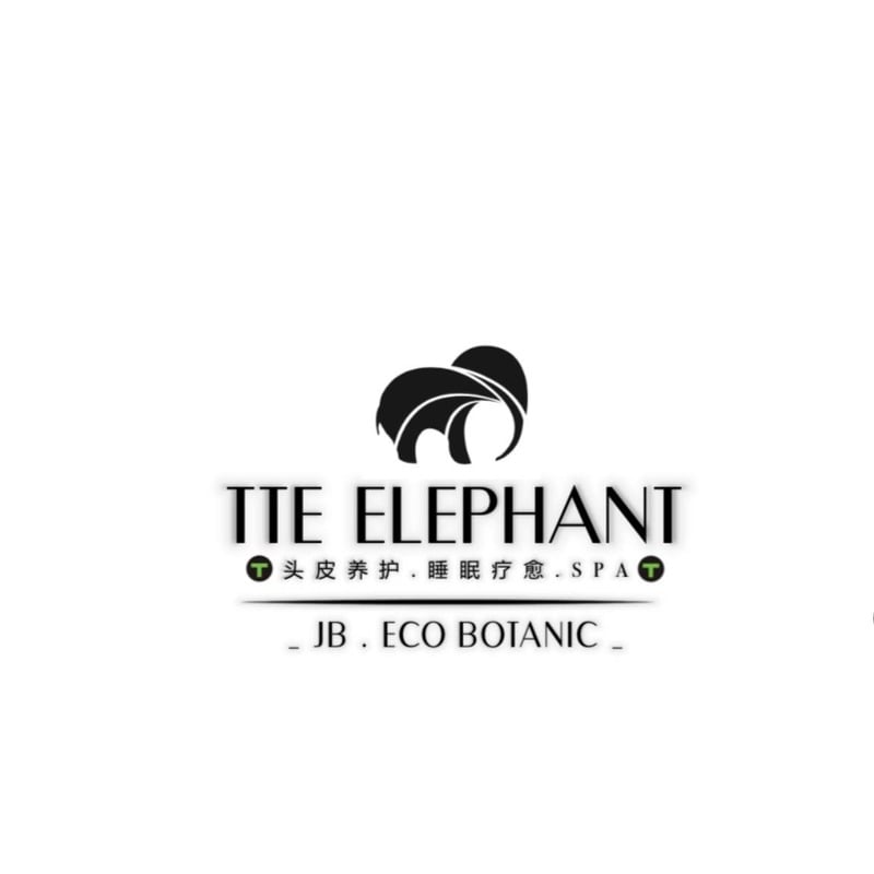 Tie Elephant head spa logo